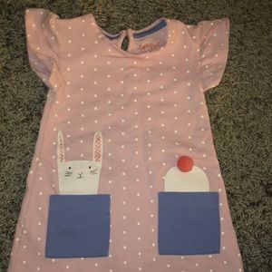 Cat and jack pink bunny dress